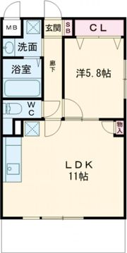 グランディールの間取り画像