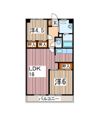リバーヒルズの間取り画像