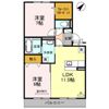 D-room パストラーレ Ⅱの間取り画像