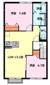 モンテ カヴァロAの間取り画像
