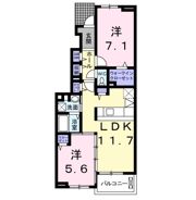 フォルシュ・ヴェーラⅡBの間取り画像