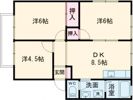 アーバン花畑A号館の間取り画像