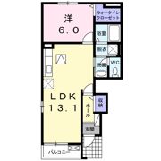 秋桜neo Aの間取り画像