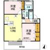 サンハイツ大麻Bの間取り画像