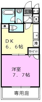 フジパレス三葛の間取り画像