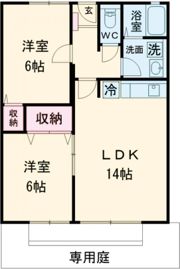 丸元ハイツの間取り画像