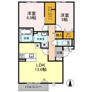 ファミール A棟の間取り画像