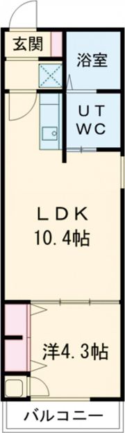 Fmaison 背戸口IIの間取り画像