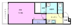 フジパレス黒田Ⅴ番館の間取り画像