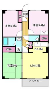 ラフィーネ本町の間取り画像