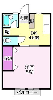 コーポMKの間取り画像