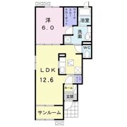 レジデンス町北 ネオの間取り画像