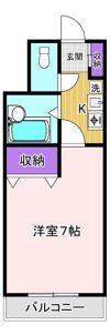 レジデンスJOY2の間取り画像