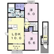 レジデンス町北Ⅱの間取り画像