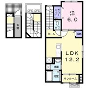 カーサカメリアⅩの間取り画像