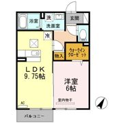 サンメゾン下郡Ⅱの間取り画像