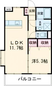 ユーミー葵の間取り画像