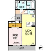 グランドール皆春の間取り画像