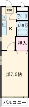 アルテ大在の間取り画像