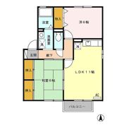アビテ明日花 B棟の間取り画像