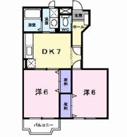 プラティークⅠの間取り画像