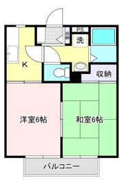 ジュネス結城 D棟の間取り画像