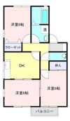 ニューキャピタルⅦ番館の間取り画像