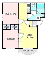 ピュアライフ結城 B棟の間取り画像