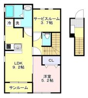 ドミール高山A棟の間取り画像