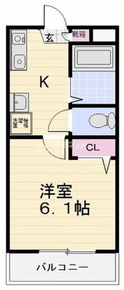ル・シエル砂押橋の間取り画像