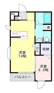 ステージ新白河Ⅱの間取り画像