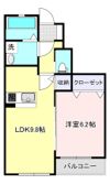 ドミール三輪台の間取り画像