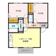 サザンスクェア Dの間取り画像