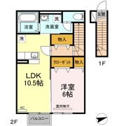 ディアコート三御堂の間取り画像