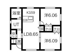 ヴィラージュの間取り画像