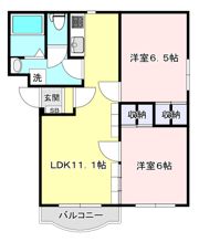 ピュアライフ結城 B棟の間取り画像