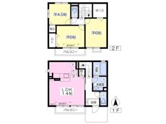 ルミエールBの間取り画像