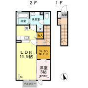 ルイティア Ⅱの間取り画像