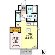 プランタン富久山 Aの間取り画像