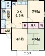 セジュールアルファの間取り画像