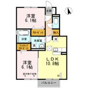 パストラーレ Ⅱの間取り画像