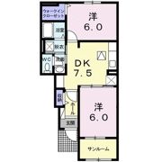 メゾンイケダAの間取り画像