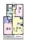 サンブリーゼ東山 Cの間取り画像