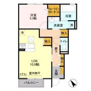 メゾン アンソレイユの間取り画像