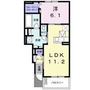 サンリッチⅠ Aの間取り画像
