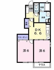 エスタシオン Aの間取り画像
