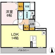 ラ ルーナ Bの間取り画像