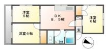 ルーミー牛久9番館の間取り画像