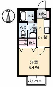 サンフラワーハイツの間取り画像