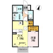 ラフィネ Bの間取り画像